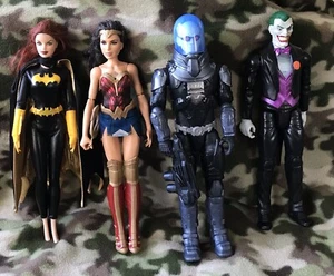 DC ACTION FIGURES, SUPER HEROES/VILLAINS, LOOSE LOT OF 4 FULL-SIZE, 2016-19! - Picture 1 of 20