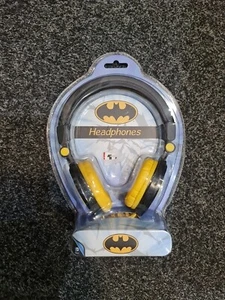 Batman Kids Wired Headphones - BRAND NEW - QUICK DISPATCH - Picture 1 of 1