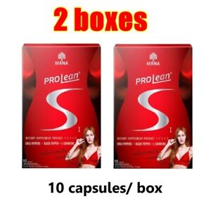2x MANA Prolean S Excess Fat Burn Slim Control Hunger Natural Dietary Supplement