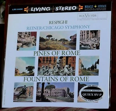 AUDIOPHILE RCA - CLASSIC LSC 2436 RESPIGHI "Pines of Rome" REINER 200g QUIEX SVP - Image 1 of 2
