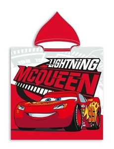 CARS 3 FLASH McQUEEN PONCHO DRAP SERVIETTE CAPE DE BAIN 115 X 50 CM, 100% COTON - Imagen 1 de 1