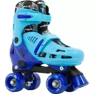 SFR Hurricane IV Adjustable Quad Roller Skates -Shark - Picture 1 of 5