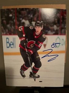 Jake Sanderson Ottawa Senators signed Autogramm 8x10 Foto - Bild 1 von 2
