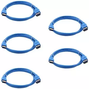 PACK de 5 cables de extensión USB Supervelocidad 3.0 A a A M/F 3 pies cualquier cable tipo A - Imagen 1 de 3