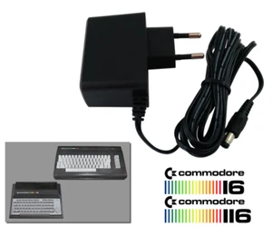 Netzteil für Commodore 16 & 116 - Kabel 2m - EU Stecker AC Adapter C16 C116 - Bild 1 von 2