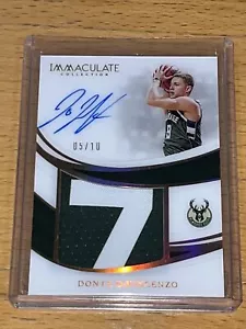 2018 Immaculate Premium GOLD SSP /10 Patch Auto Donte DiVincenzo Rookie RC RPA🔥 - Picture 1 of 2