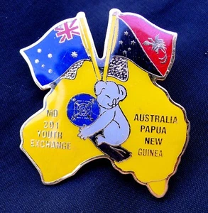 AUSTRALIAN CHRISTIAN UNION BADGE 2011 YOUTH EXCHANGE AUSTRALIA PAPUA NEW GUINEA - Picture 1 of 4