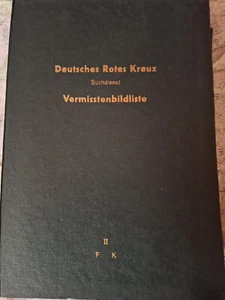 Vermisstenbildliste DRK Nachrichten Einheiten Wehrmacht 6196 Bilder RAR II FK - Picture 1 of 4