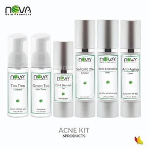 Kit de 6 productos para acné de Nova Skin - Imagen 1 de 6