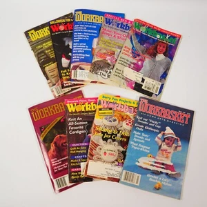 The Workbasket Craft Magazines Lot of 9 - Needlework Crochet & DIY 1981-95 - Picture 1 of 19