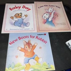BABY DAY 2006 , NEW BOOTS FOR RABBIT 1989, LOVE ME LOVE YOU 2001 GOOD IST ED. - Picture 1 of 18