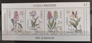TIMBRE STAMP BLOC .. SUEDE Y&T#10 FLEUR FLOWER NEUF**/MNH-MINT 1982 ~E83 - Imagen 1 de 1