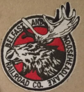 Belfast and Moosehead Lake Railroad Co. embroidered sew on patch - Picture 1 of 3