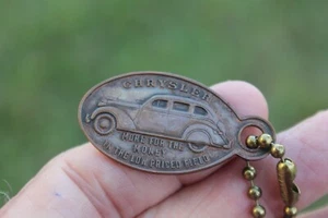 Porta llaves de automóvil CHRYSLER antiguo vintage - Imagen 1 de 4