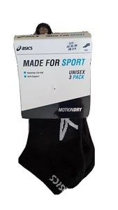 Paquete de 3 unisex Asics Made for Sport. Reino Unido 2-5. Precio de venta sugerido por el fabricante £12 - Imagen 1 de 1