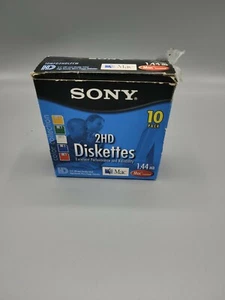 9 Pack Sony 2HD 3.5″ Diskettes 1.44MB 5 Colors - Picture 1 of 4