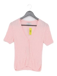 & Other Stories Women's Cardigan S Pink Geometric 100% Viscose V-Neck Cardigan - Picture 1 of 5