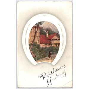 Postcard Birthday Greeting Scenic View Ohio 1910 - Picture 1 of 3
