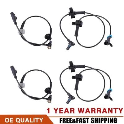 4x Front Rear ABS Wheel Speed Sensor For Chevy Silverado For GMC Sierra 1500 Foto 1 de 4