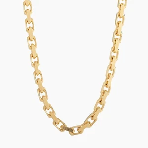5mm Hermes Heavy Link Chain, 18k Solid Yellow Gold 18 inch Lobster Clasp Chain - Picture 1 of 7