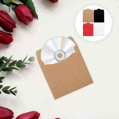  20 Pcs Bustine Per Cd Trasparenti Carte Custodia Organizzatore DVD - Immagine 1 di 4