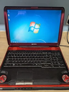 RARE RETRO GAMING LAPTOP TOSHIBA QOSIMIO 1TB SSD +2TB HDD 8GB RAM DUAL BOOT - Picture 1 of 24