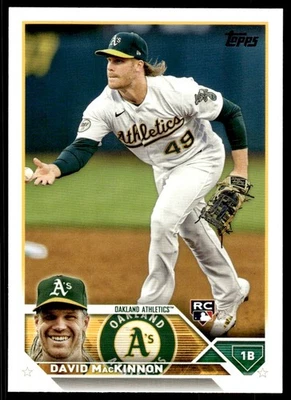 2023 Topps David MacKinnon Rookie Oakland Athletics #276 - Image 1 of 2
