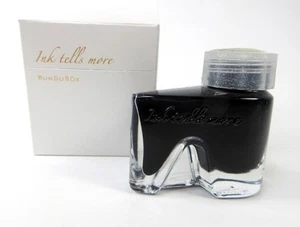 Bungubox Ink Tells More 30ml - Dark Purple Black The Ink of Witch Glass Bottle - Picture 1 of 5