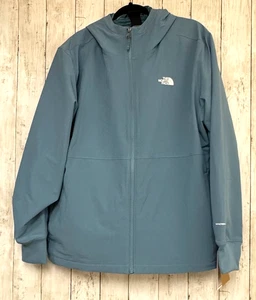 NEU The North Face Damen Shelbe Raschel Hoodie Jacke XXL Algenblau Windwall - Bild 1 von 6