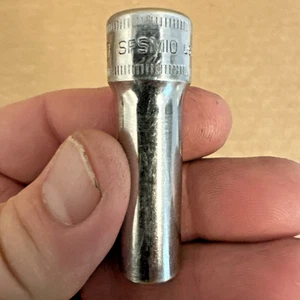 Snap On Tools SFSM10 3/8 Dr 6Pt Metric 10mm Chrome Socket USA Free Shipping - Bild 1 von 22