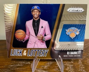 Panini Prizm 19-20 RJ Barrett New York Knicks RC Luck Of The Lottery #3 - NEW - Bild 1 von 4