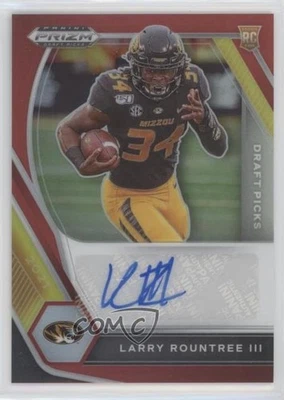 2021 Panini Prizm Draft Picks Red /199 Larry Rountree III Rookie Auto RC - Image 1 of 2