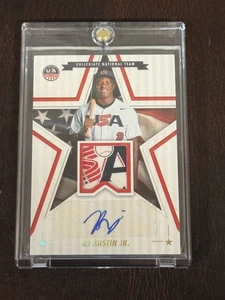 2025 Panini USA Stars & Stripes SSM-RA RJ Austin Jr Game Used Patch Auto RC 2/12 - Picture 1 of 2