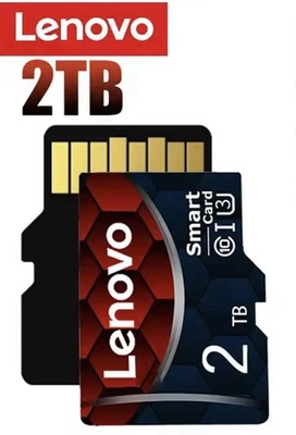 Карта памяти 2 ТБ Micro SD TF класс 10 с адаптером SD для камеры телефона - Изображение 1 из 2