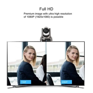 US Plug USB PTZ Camera 10X Optical Zoom HD 1080P Video Conference Camera For NEW - Afbeelding 1 van 12