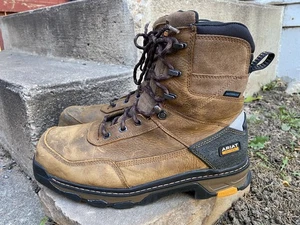 Ariat Intrepid 8" Impermeable Compuesto Puntera Cuero Bota de Trabajo Centeno Marrón Talla 11 D - Imagen 1 de 9
