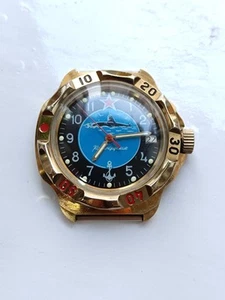 Vostok Komandirskie Submarine Men's Military Watch USSR NEW - Picture 1 of 14