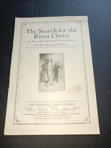 Vintage sheet music, search for the Risen christ, Easter service, Church school, - Picture 1 of 8