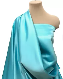 TELA SATINADA DUQUESA TURQUESA 1140.. 58" POR COMPRAR (REDUCIDA) - Imagen 1 de 1