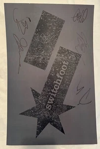 Switchfoot Signed Autographed 11x17 Band Logo Promo Friends of the Foot Poster - Picture 1 of 4