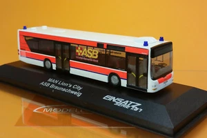 Rietze 72745 MAN Lion´s City ASB Braunschweig 1:87 NEU Modellauto - Picture 1 of 1