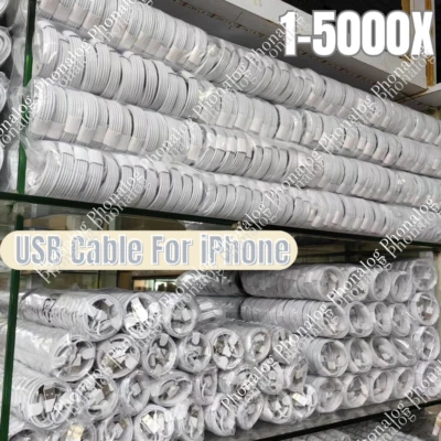 USB Charger Cable Cord For Apple iPhone 6 7 8 X XR 11 12 13 14 Pro Max Wholesale - Image 1 of 4