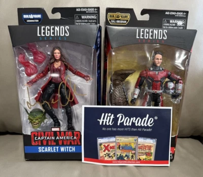 Figura de acción Elizabeth Olsen autógrafo Marvel Legends Bruja Escarlata Hit Parade Foto 1 de 3