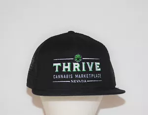Thrive Nevada Cannabis Marktplatz Apotheke Bekleidung Netz Druckknopflasche Mütze NEU - Bild 1 von 3