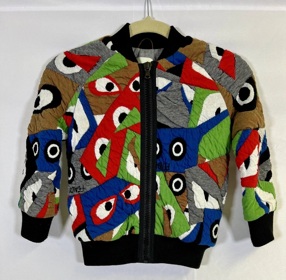 Authentic Fendi Bomber Jacket Girls Size 6 - Image 1 of 4