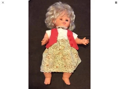 Bambola Effe Franca Vintage Non Funzionante Con Difetti - Photo 1/4