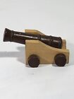 Wooden Cannon Toy Pirate Ship Adventure Pretend Play Hand Crafted Miniature