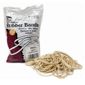 Charles Leonard Rubber Bands, Assorted Sizes, 1/4 lb. Bag - Picture 1 of 1