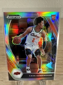 2021 Panini Prizm Draft Pick Silver Prizm #1 Cade Cunningham Rookie Card - Picture 1 of 2
