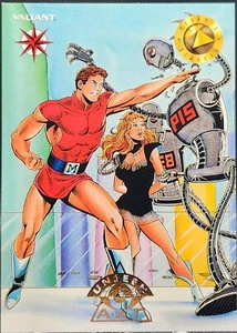 1993 Upper Deck Valiant Unseen Art #U1 Magnus & Leeja - Foto 1 di 2